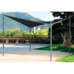 Tonnelle papillon gris anthracite 3. 5x3. 5 m