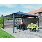 Tonnelle autoportante palermo 4300 - 184 m� - aluminium et polycarbonate palram