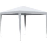 Outsunny - tonnelle - m�tal - 270x270x254cm - blanc
