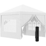 Outsunny - tonnelle - tissu oxford - 295x295x258cm - blanc