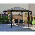 Tonnelle hexagonale ouverte monaco 175 m² - aluminium et polycarbonate palram Tonnelle hexagonale ouverte monaco 175 m² - aluminium et polycarbonate palram