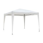Tonnelle de jardin - camel - 3x2 m - pliant - polyester 160gr / mq - autoportante