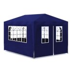 Tonnelle de jardin tente de r�ception chapiteau bleu 3x4m