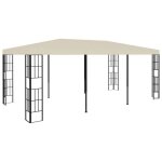 Vidaxl belvédère 3x6 m crème Vidaxl belvédère 3x6 m crème