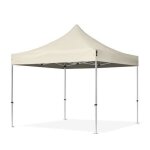 Tonnelle pliante - toolport - 3x3 m - aluminium - pes 800 - cr�me
