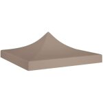 Tonnelle - vidaxl - partyzelt - dach 2x2 m - tissu oxford 600d - r�sistant aux uv - taupe