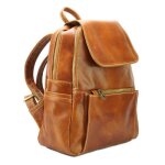 Tony & paul - sac  dos - brittany - cuir marron clair - homme