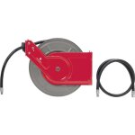 Enrouleur de tuyau - toolcraft - 15 m - fixation murale - bras de guidage r�glable - 10 bar