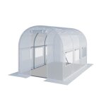 Serre tunnel - toolport - 2x3m - bâche pe 180g / m² - construction robuste - protection contre le vent ... Serre tunnel - toolport - 2x3m - bâche pe 180g / m² - construction robuste - protection contre le vent ...