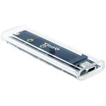 Tooq tqe - 2200 - boîtier externe pour ssd m. 2 ngff / nvme boîtier transparent rgb Tooq tqe - 2200 - boîtier externe pour ssd m. 2 ngff / nvme boîtier transparent rgb