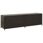 Top boîte de rangement de jardin - coffre de jardin dextérieur jili résine tressée 200x50x60 cm marron184 ... Top boîte de rangement de jardin - coffre de jardin dextérieur jili résine tressée 200x50x60 cm marron184 ...