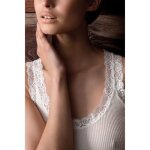 Top sans manches laine et soie oscalito ivoire 4