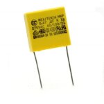 Topalli - condensateur mkp mex - x2 470nf 0. 47uf p:15mm 275v - tenta - 226con490 - empche scintillement ...