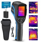 Topdon tc004 cam�ra thermique 256x192 cam�ra thermique professionnelle ir portable avec carte sd int�gr�e ...