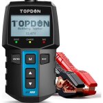 Topdon testeur de batterie bt100 12v - 100 - 2000 cca testeur d?alternateur automobile analyseur de batterie ...