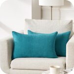 Housses de coussins 30x50cm en chenille - topfinel - doux pour maison salon chambre canape dcoration ...