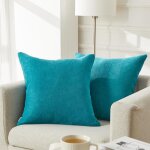 Housses de coussins 40x40cm en chenille - topfinel - doux pour maison salon chambre canape dcoration ...