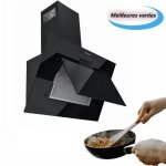 Hotte asipirante 60cmevacuation ou recyclage avec filtre � charbon3 vitessesverre tremp�noirhotte cuisine ...