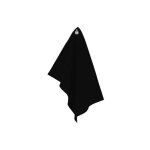 Torchon de cuisine en coton 50x70 cm panama noir par soleil docre