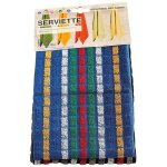 Torchons mineur 50x70cm x2 (1 bleu + 1 noir)