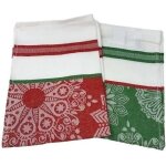 Torchon - tissages de beaulieu - 100% coton - motif noël (assortis) - 50x70 cm Torchon - tissages de beaulieu - 100% coton - motif noël (assortis) - 50x70 cm