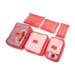 Tortue lot de 6 sacs de voyage - set de sacs de voyage emballent des cubes sac de rangement pour v�tement ...