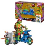 Figurine avec v�hicule - tortues ninja - tu8032 - 12 cm - fonction attaque - pour enfants d�s 4 ans