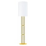 Tosel lampadaire 1 lumière - luminaire intérieur - tissu blanc - style industriel - h155cm l30cm p30cm ... Tosel lampadaire 1 lumière - luminaire intérieur - tissu blanc - style industriel - h155cm l30cm p30cm ...