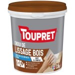 Toupret enduit lissage bois en pte - intrieur et extrieur - 15 kg - blanc
