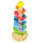 Tour � bille musicale pagode - goki - 3 billes - pour enfants � partir de 3 ans