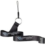 Tour de cou dtachable - simvalley mobile - accessoire - noir - synthtique - 90 cm