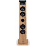 Tour haut - parleur - thomson - noir / bois - bluetooth / cd / usb / sd 60w radio fm tlcommande alim. ...
