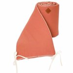 Sevira kids tour de lit universel en gaze de coton - terracotta 210 x 30 cm made in france