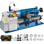 Tour  mtaux - vevor - 180x350mm - 550w - vitesse variable - mandrin 3 mors - cne mt3 / mt2