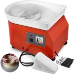 Tour de potier lectrique - vevor - 280w - 25cm - commande au pied - outils inclus