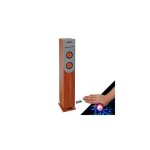 Tour de son finition 100w bois avec lecteur cd bluetooth fm et usb t�l�commande colonne jeux lumi�res ...
