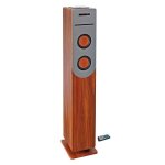 Tour de son finition bois avec lecteur cd bluetooth fm et usb 100w + t�l�commande hp34 - bth - cd