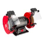 Touret à meuler 400w - touret mixte 1 meule & 1 brosse métallique Ø150 mm - eclairages à led - 2 écrans ... Touret à meuler 400w - touret mixte 1 meule & 1 brosse métallique Ø150 mm - eclairages à led - 2 écrans ...