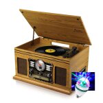 Tourne - disque st�r�o - britz - 50w - 33 / 45 / 78 tours - lecteur cd / casette usb sd / bluetooth radio ...
