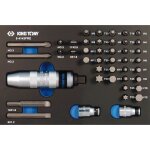 Tournevis � frapper - king tony - 43 pi�ces - embouts 6 pans et phillips� - adaptateur 1 / 2 (1270 mm) ...