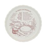 Tourtière - table&cook - tft301 - 01010t - 30 cm - grès - blanc mat Tourtière - table&cook - tft301 - 01010t - 30 cm - grès - blanc mat