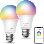 Tp - link tapo ampoule connect�e wifi multicouleur e27 compatible avec alexa google home et siri lot ...