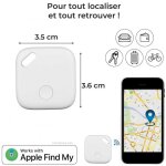 Tracker localisateur wiami - fonctionnalit� apple - suivi temps r�el - pile incluse