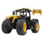 Tracteur jcb fastrac tlcommand 1:16 - jamara - blanc / multicolore - pour enfant ds 5 ans