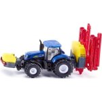 Tracteur new holland avec pandeur kverneland - siku - echelle 1 / 87