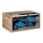 Tracteur  pdales farmer xl + remorque - bleu - smoby - sige ajustable - capot ouvrant - klaxon - 90% ...