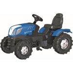 Tracteur � p�dales rolly toys - rollyfarmtrac new holland - bleu - pour enfant � partir de 8 ans