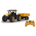 Tracteur avec remorque - jamara - jcb fastrac - 1:24 - 24 ghz - 2 roues motrices