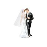 Figurine de mariage - non spcifi - couple de maris - 20 cm - blanc - mixte
