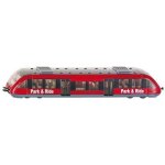 Train de banlieue siku - mod�le � l�chelle 1:120 - m�tal / plastique - rouge